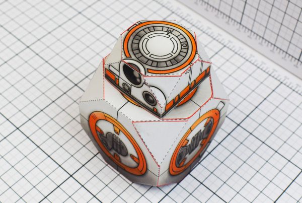 PTI BB-8 Droid Star Wars Paper Toy Top Image