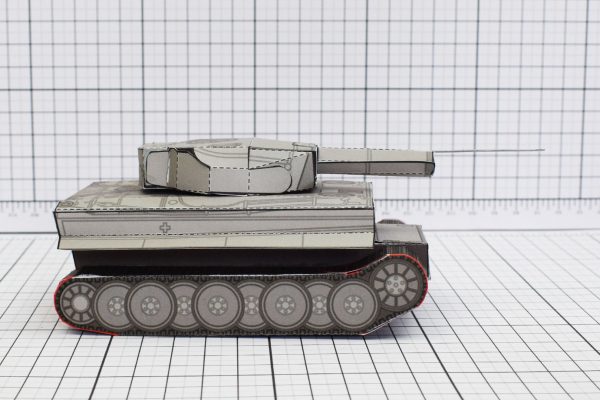 PTI History Tank Tiger Abteilung Paper Toy Image Side