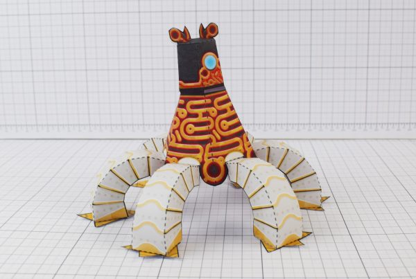 PTI Zelda Breath of the Wild LinkGuardian Paper Toy Image - Guardian