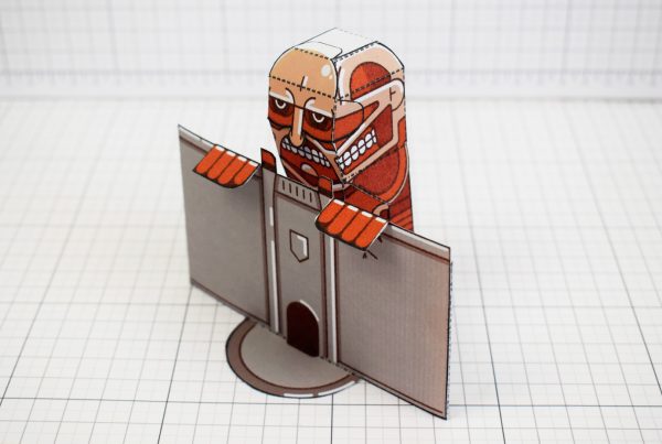 PTI - Colossal Titan - Attach On Titan Paper Toy Craft Model Image - Main 2