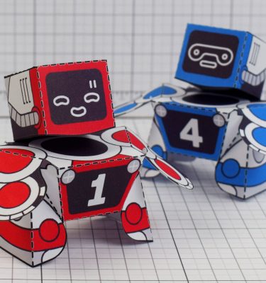 PTI Patreon 2018 Microbots Paper Toy Photo - Group 2