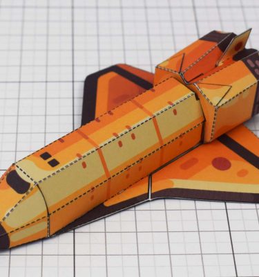 PTI - Space Shuttle paper Toy Craft Image - Shuttle