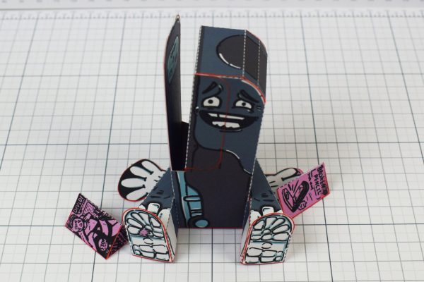 PTI - Broken Pencil - Staple Stanley Paper Toy - Image Top