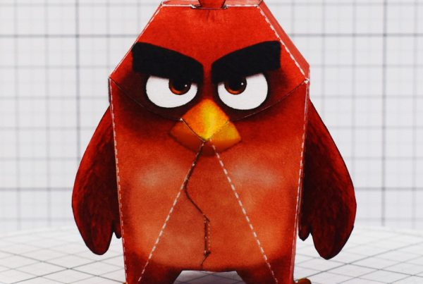 PTI - Angry Brid Movie Paper Toy Promotional Kids Meal - Square