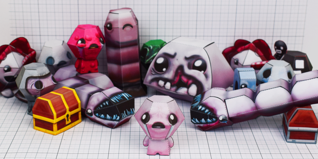 Binding of Issac Collection – Fold Up Toys