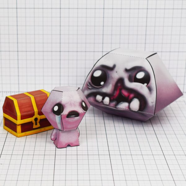 PTI - Binding of Issac fold up toys - paper toys - Monstro