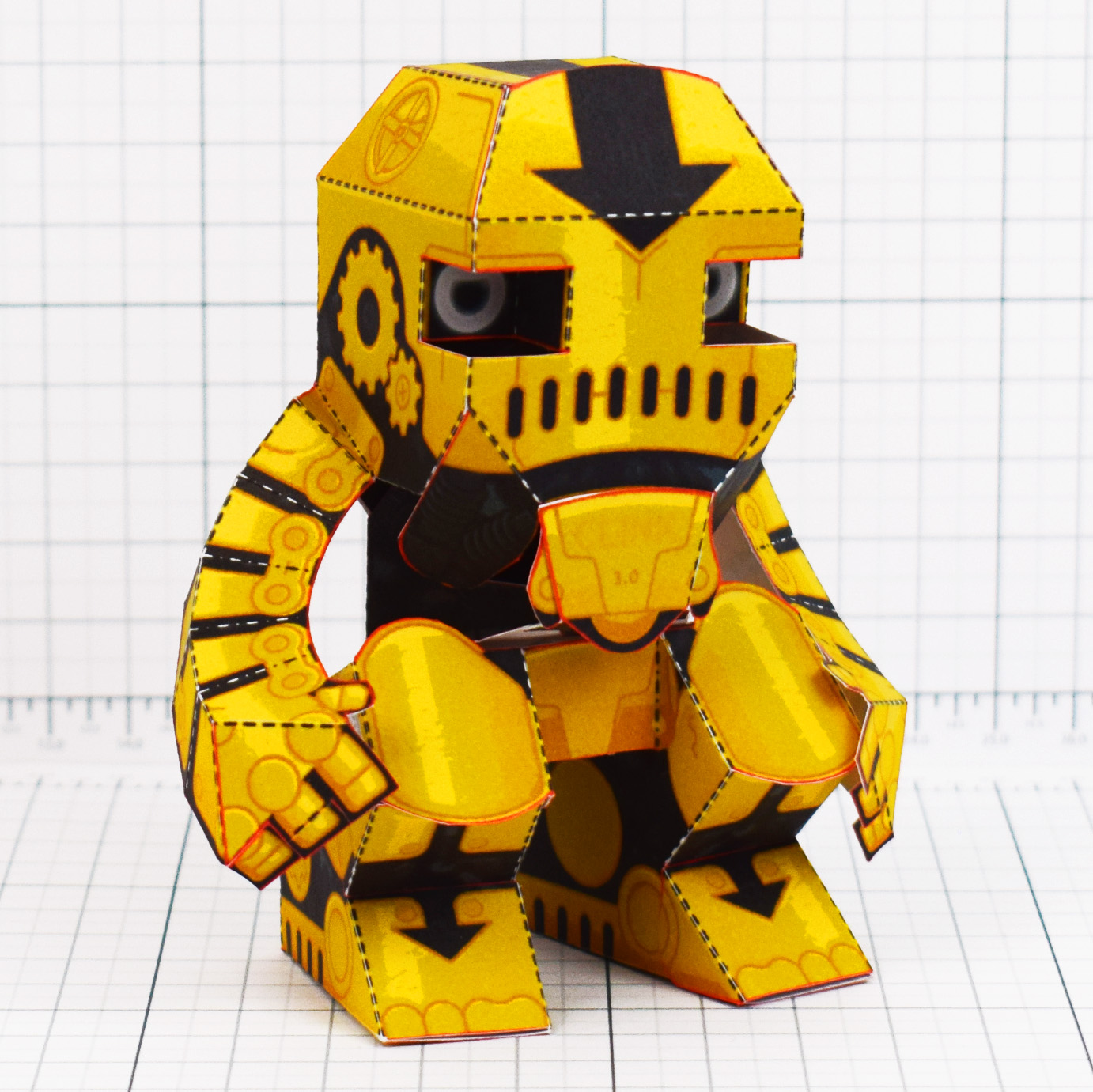 PTI - Clunk Fold Up Paper Toy Robot image - Main