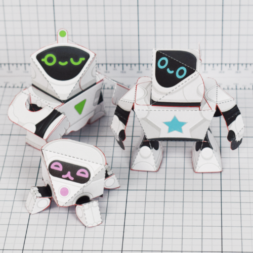 PTI - circuit siblings paper robots - Main