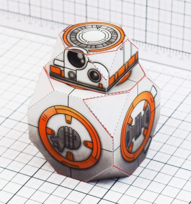 PTI BB-8 Droid Star Wars Paper Toy Main Square