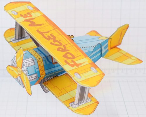 PTI - Biplane Fold Up Toy - Thumbnail
