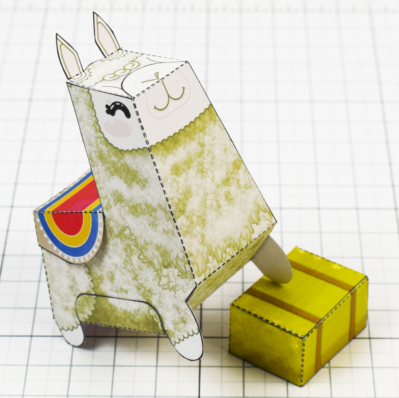 PTI - Playper Llama Fold Up Toy - Proud