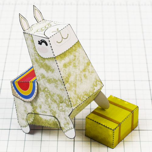 PTI - Playper Llama Fold Up Toy - Thumbnail