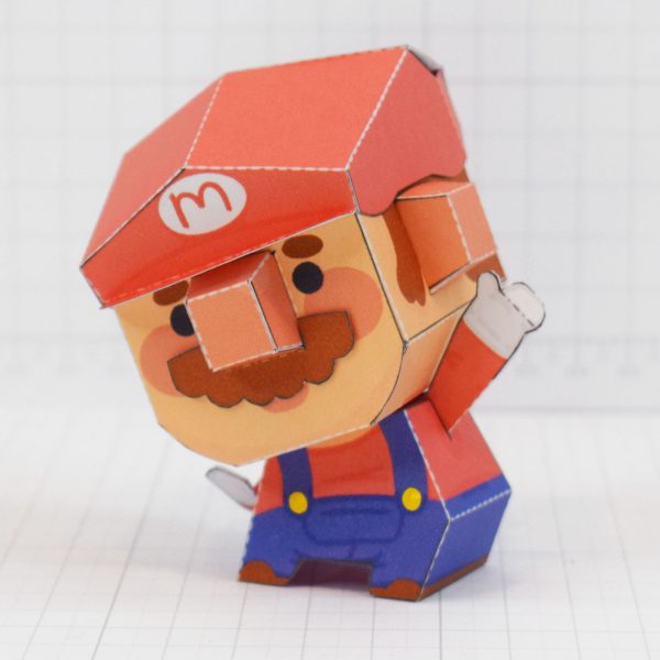 PTI - Mar10 Mario Fold Up Toy - R side