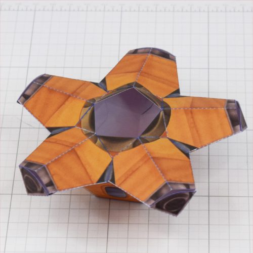 JL - Paper Toy Photo - Star Spaceship - Bottom