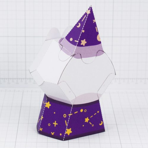 PTI - Cat Wizard Fold Up Toy - Back