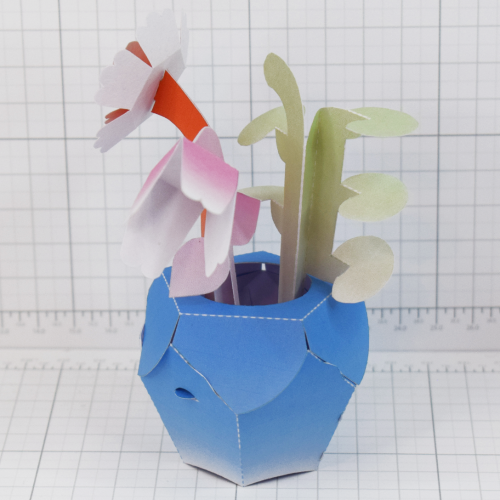 PTI - Google UXU Paper Craft Flowers - Side