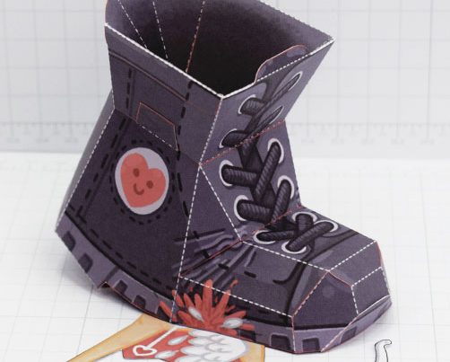 PTI - Crushed Boot Fold Up Toy - Thumbnail