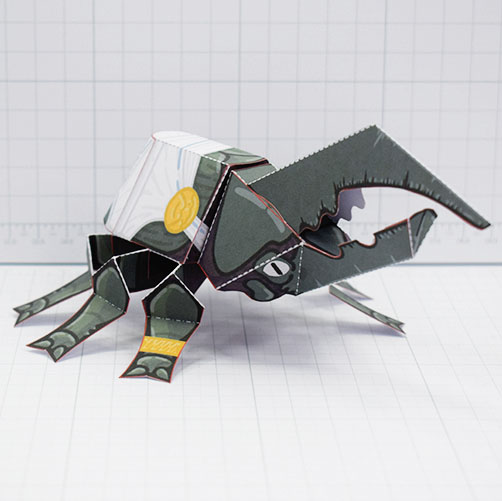 PTI - Hercules Beetle Fold Up Toy - Thumbnail