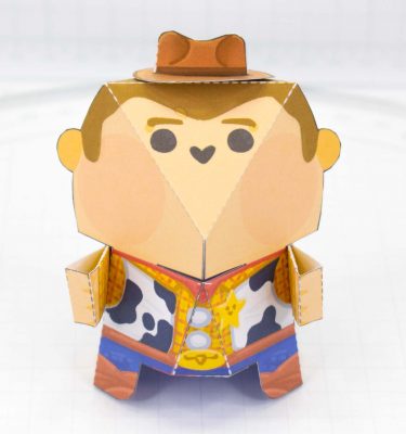 PTI - Front - Toy Story Woody Paper Toy Fold Up Friend
