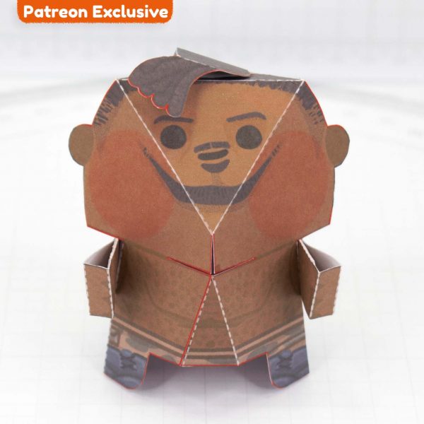 PTI - Patreon Release - Marvel Avengers Black Panther Killmonger C Paper Toy Craft Fold Up Friends