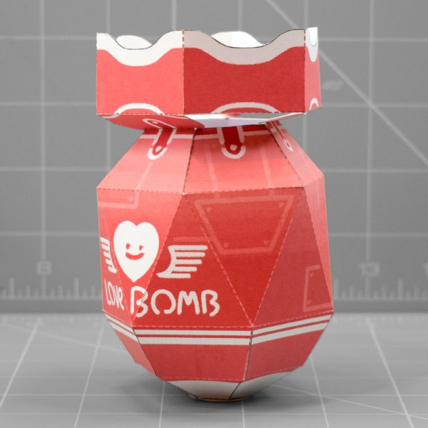 PTI - Valentines Love Bomb Fold Up Toy - Upright